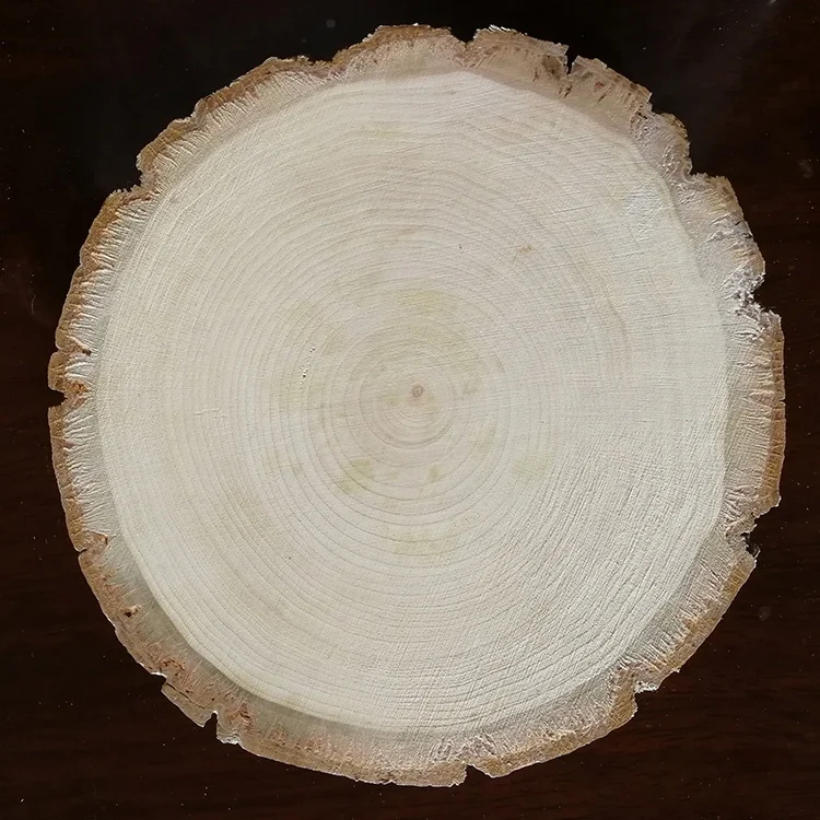 Оптовая продажа, круглые ломтики из сосны для рукоделия