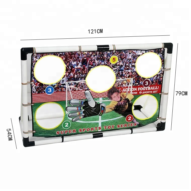 Children favorite sport series kids toy baffle plate mini soccer gate goal