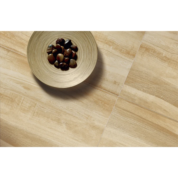 Ceramic Wood Look Modern Wall Porcelain Floor Tiles Polished Interior NON-SLIP Acid-resistant Tiles