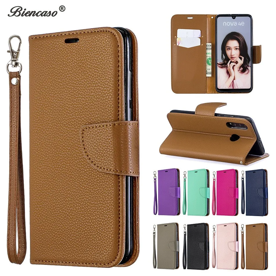 Luxury Litchi Wallet Flip Case For Huawei P30 Pro P20 Lite Mate 20 Pro Coque Honor 8A 8C 7S 7A 7C Y5 Y6 Y7 Prime 2019 Back Cover