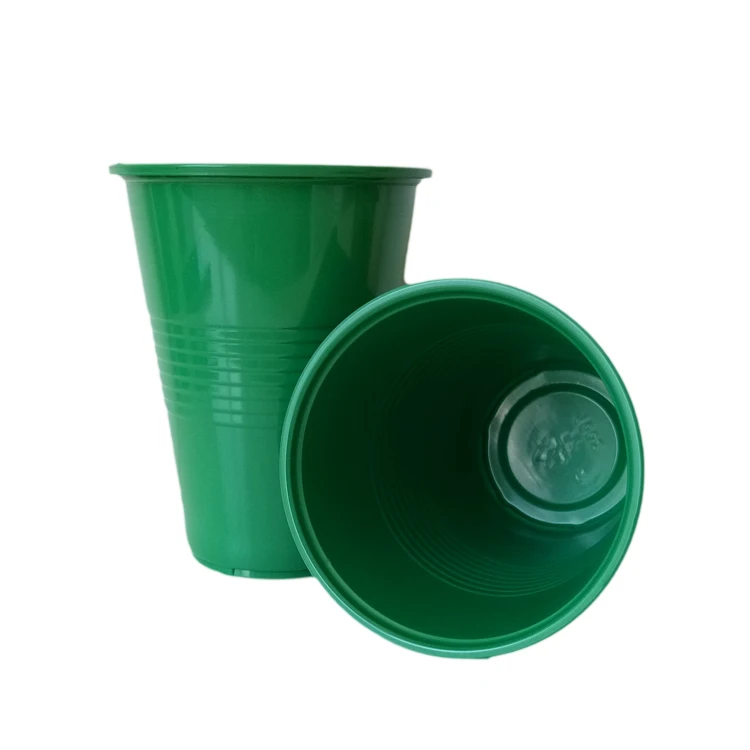 High Quality 16oz disposable Green plastic cup