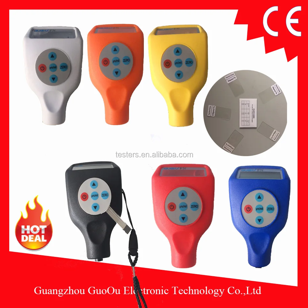 Automatic identification material of FE & NFE paint coating thickness gauge