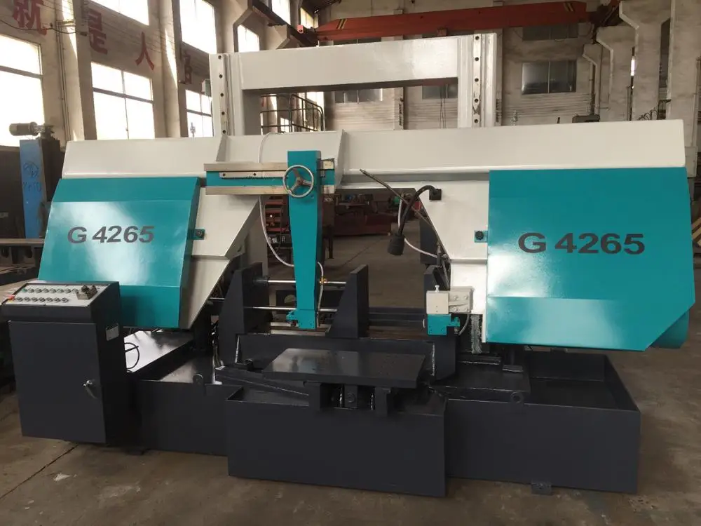 Hydraulic vice metal cutting horizontal bandsaw for metal G4265