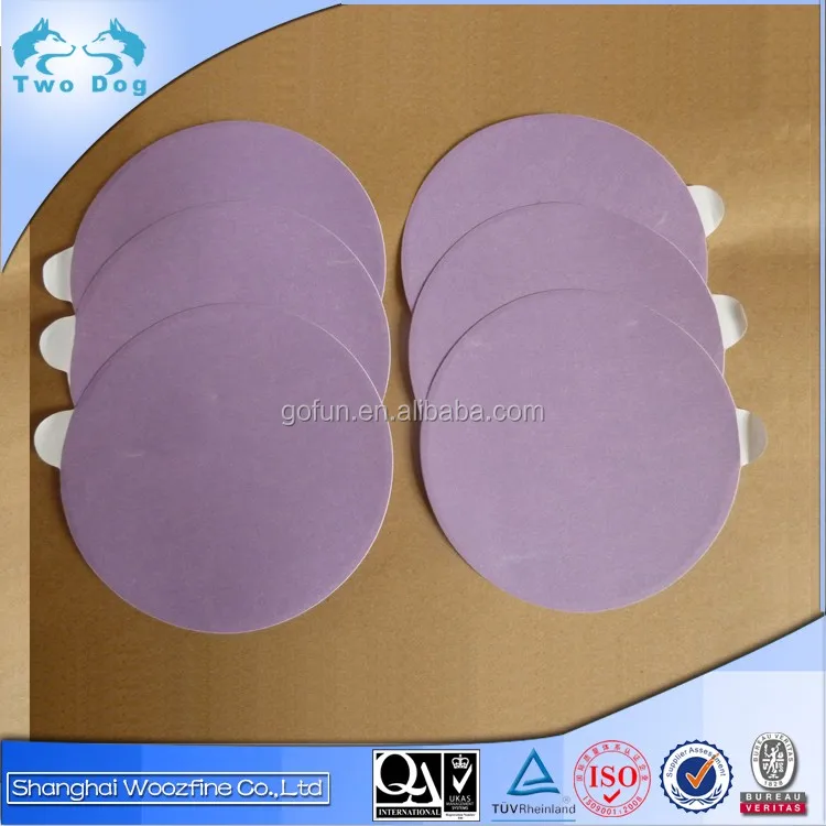 High efficiency aluminum oxide round sand paper disc