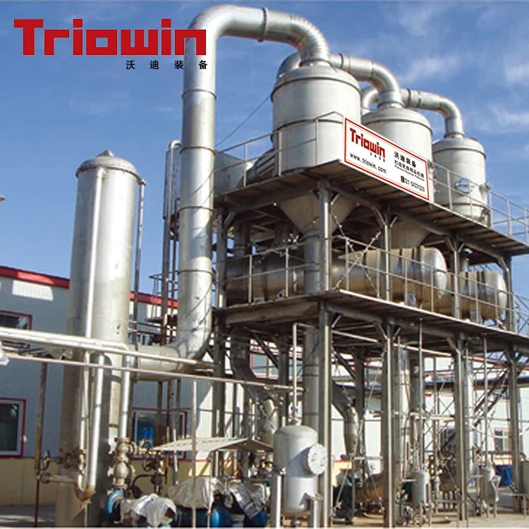 
Multiple effect multi forced circulation evaporator 