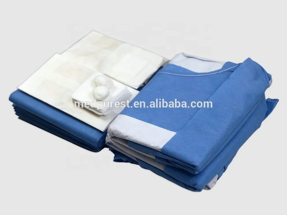 Customized sterile drape disposable pack surgical mesh hernia for hospital