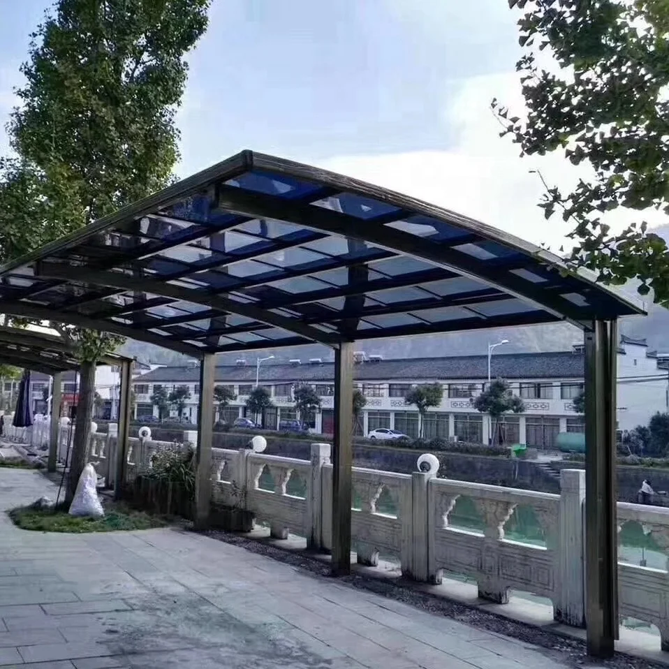 
DIY polycarbonate cobering carport 