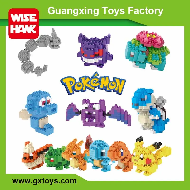 LNO hot selling micro block Japan anime toys mini figure toys for wholesale