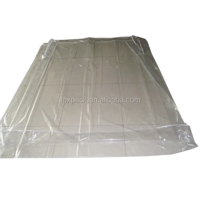 Большой прозрачный пластиковый чехол для матраса из ПВХ с застежкой-молнией