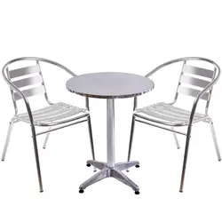 Outdoor Leisure Furniture Set Aluminium Bar Table