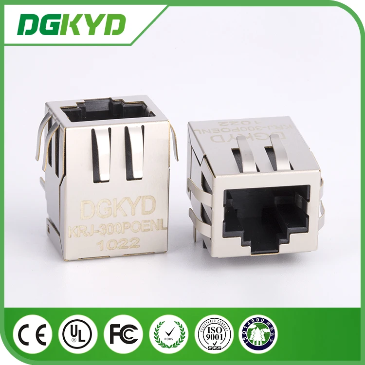 DGKYD111B017HWA1DP rj45 poe magjack , 100 BASE-TX