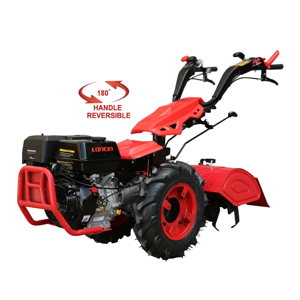 
10hp diesel engine two-wheel tractor with flail mulcher 