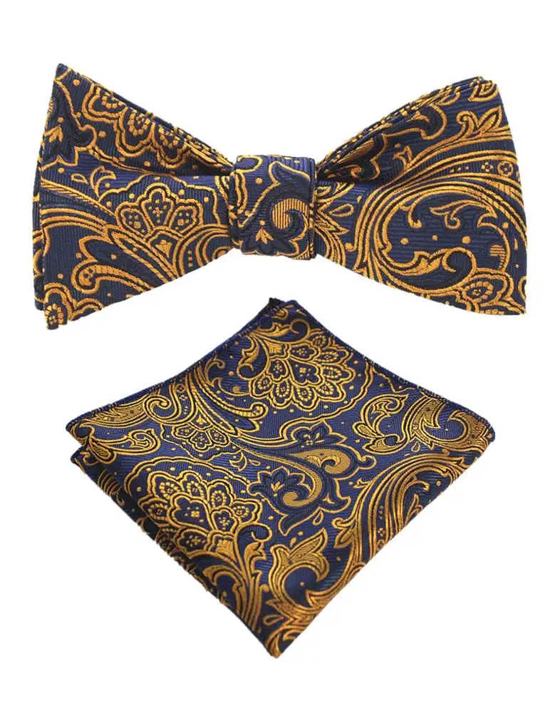 Индивидуальный модный галстук-бабочка, классический мужской галстук-бабочка, набор носовых платков