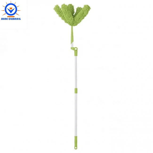 
flexible telescopic handle 5 finger shape dust removal duster 