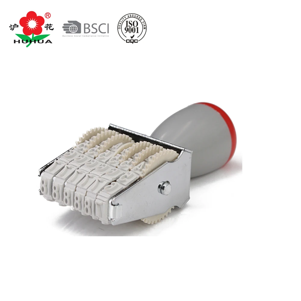 adjustable custom digital number roller stamp