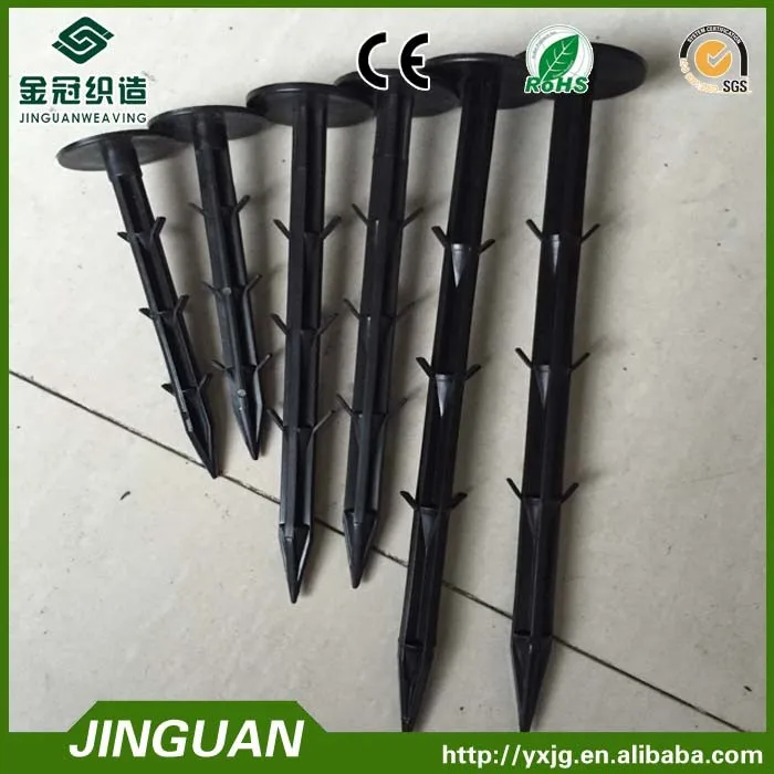 plastic garden nails, ground cover pegs,mulch pegs for fixing weed mat