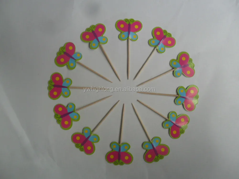 Diy Happy New Year Cup Cake Topper Cake Picks Flag For Eve Birthday Christmas Party Decoration Cake Decorating Supplies