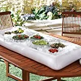 Inflatable Serving Bar Buffet Ice Cooler Beverage Serving Bar Salad Bar Tray Food Drink Holder