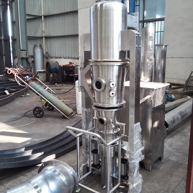 
cold medication instant granule making machine named fluid bed granulator 