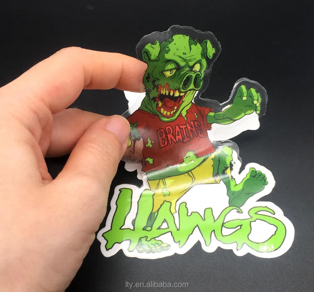 custom clear vinyl sticker transparent vinyl decal