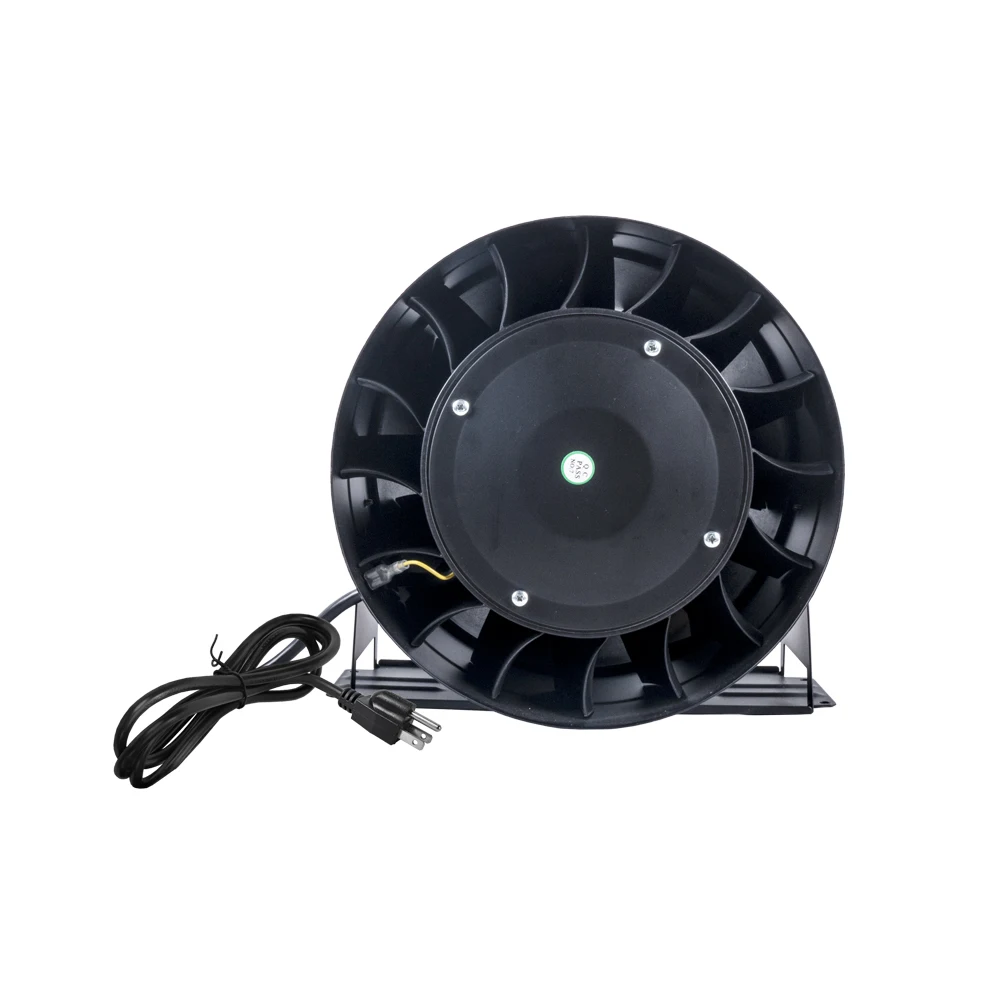 TRILITE Electric Industrial Ventilation Mixed Flow In line Duct Radiator Fan 10inch for greenhouse