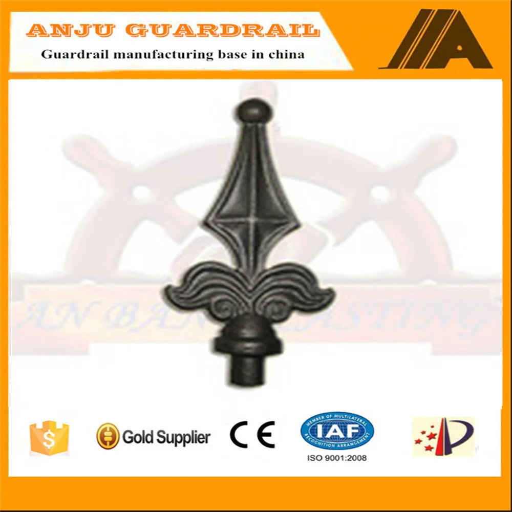 AJ-копье 012 забор безопасности декоративные части украшения, чугунные детали