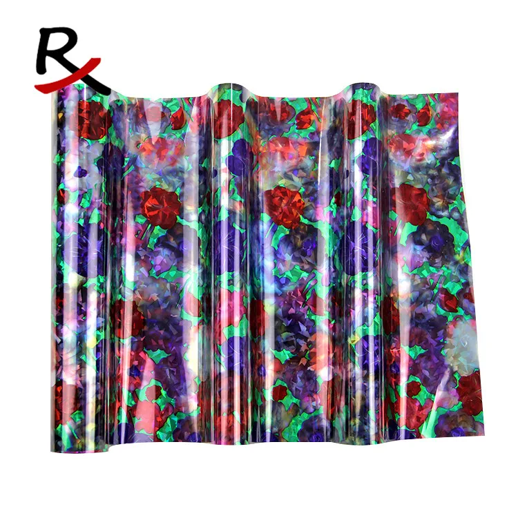 5119# multiple color Hot Stamping foil holographic foil fabric & leather hot transfer laser foil