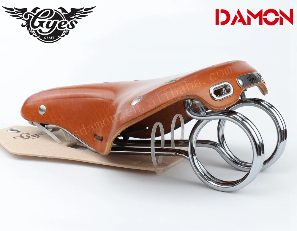 Gyes GS-14S широкое сиденье для горного велосипеда из бычьей кожи в стиле ретро