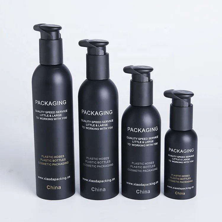 
Low profile personal care custom size emulsion packaging bottle 