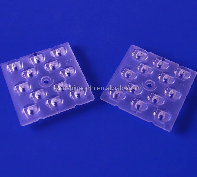 50X50MM optical reflector lens TYPE III Optical 3030 SMD multi led lens