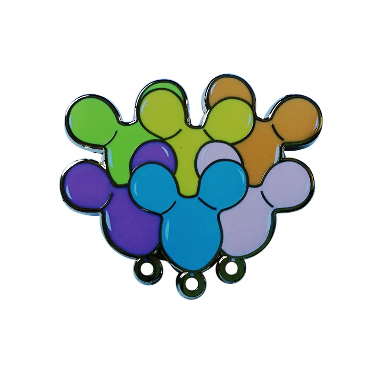 Микки Маус Жесткий Эмаль булавки Пользовательские Металлический Логотип шпильки