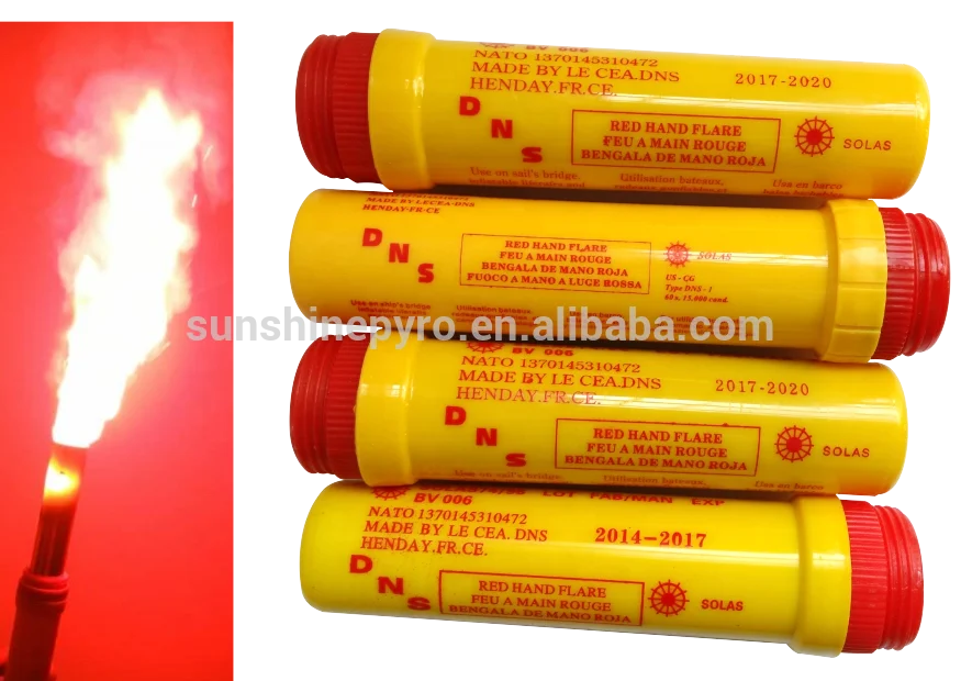Hand Flare Smoke Signal/Smoke Signal fireworks for football match games