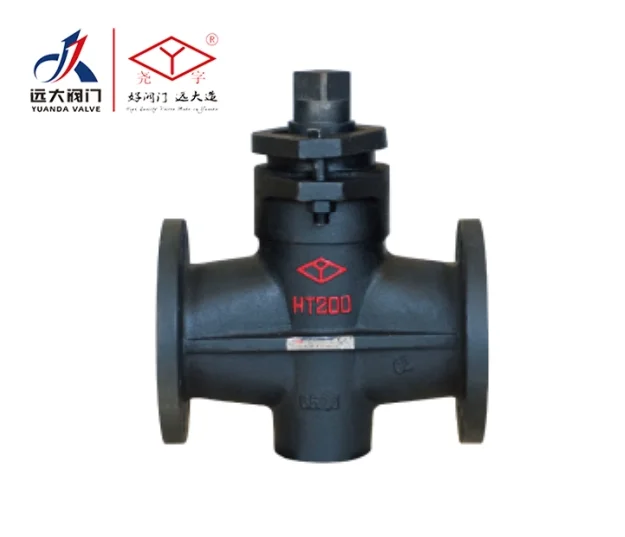 
cast iron Plug valve flange end brass plug pn10 X43W/T-10 