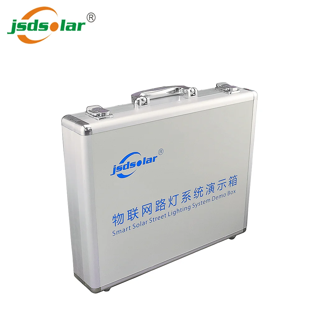 Zigbee Lora Wireless Remote Monitored Smart Solar Street Light System Demo Box