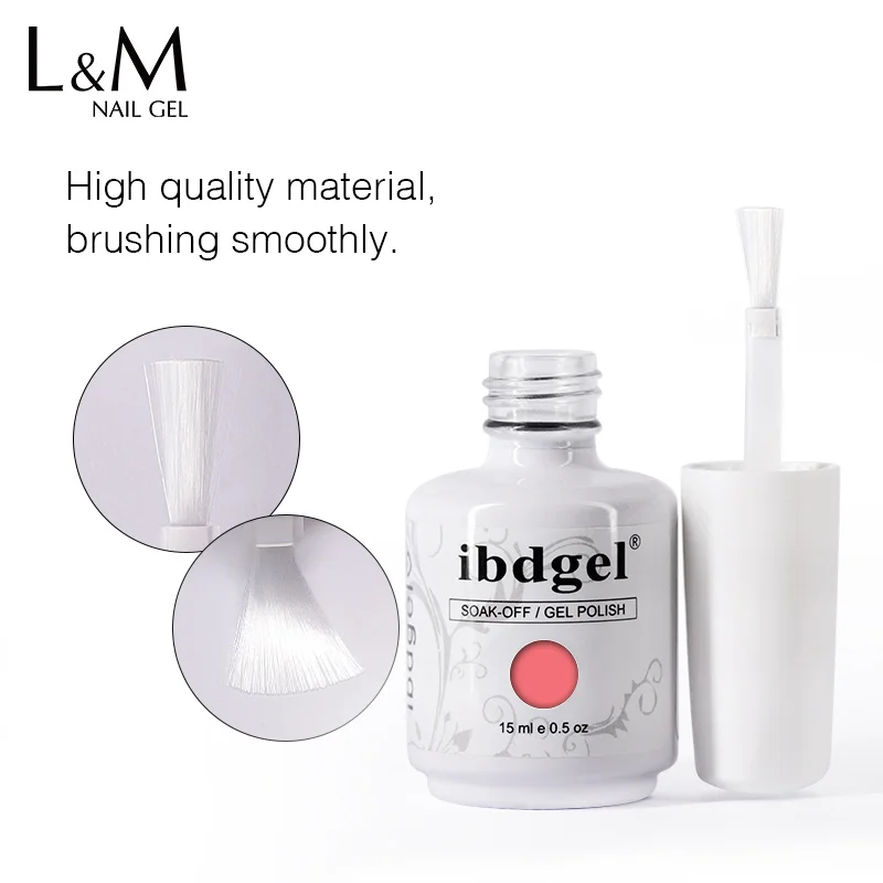 ibdgel Living Coral Orange Series Nail Art Gel Nail Varnish Polish