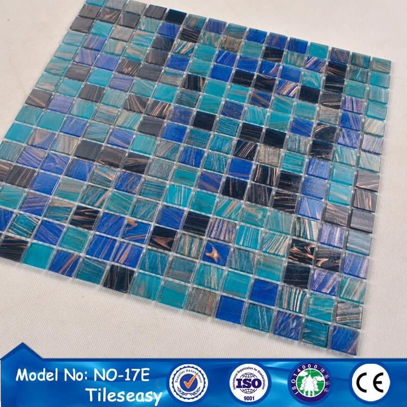 2019 swimming pool green blue glass mosaic tile mosaics