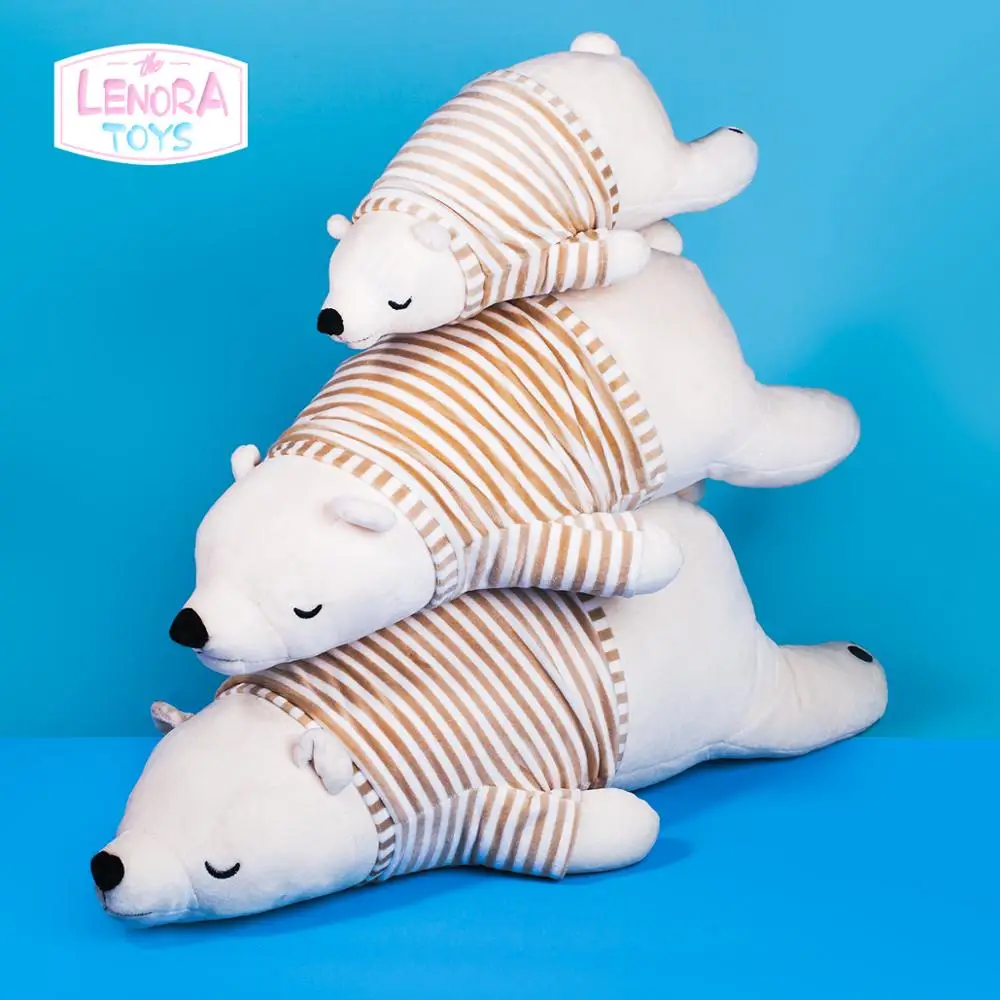 Rabbit Plush Toy Cushion Kawaii Bunny Baby Pillow Bed Room Decor Kids Soft Doll Animal Personality Branded Polar Bear Pillows