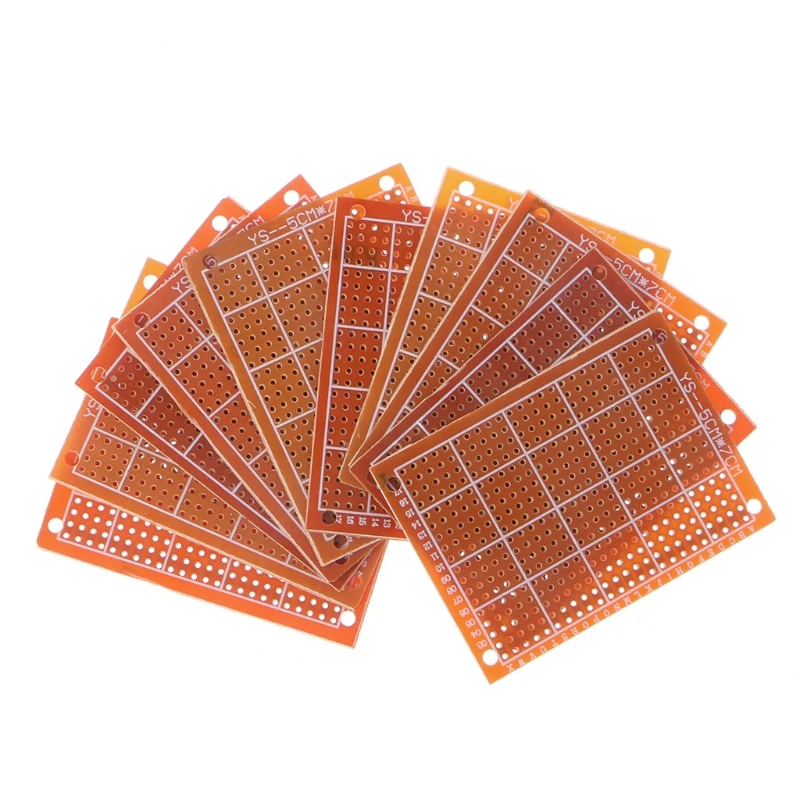 10 Pcs 5x7cm DIY Prototype Paper PCB Universal Experiment Matrix Circuit Board