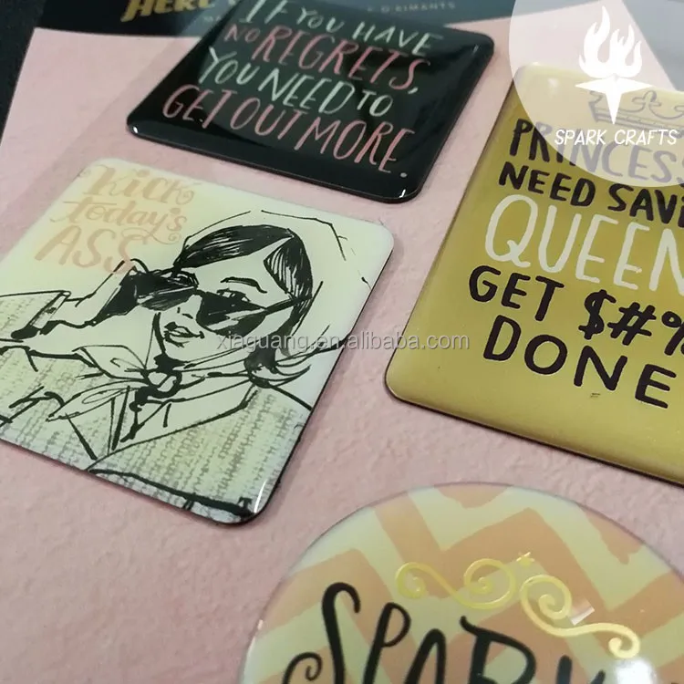 Christmas Custom resin fridge magnets