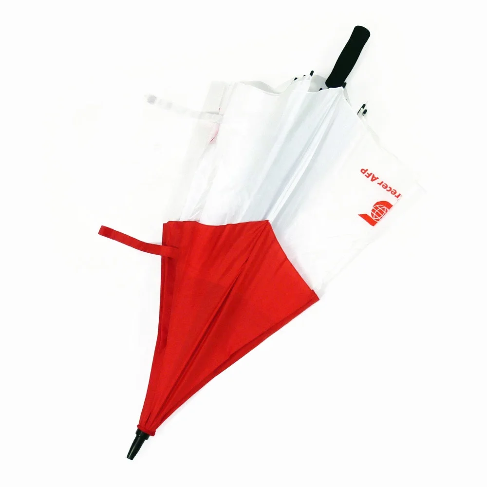 Tumi Double Roof Canopy Commercial Fiberglass Wind Vent Umbrella