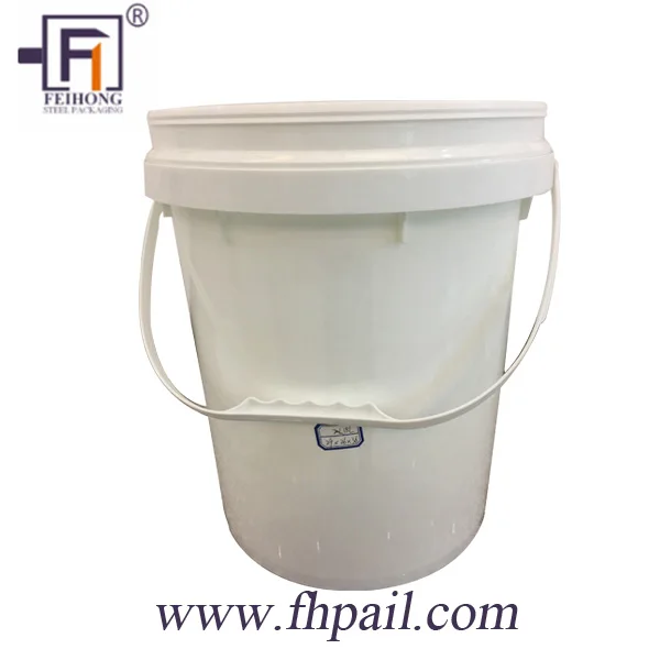1 liter plastic bucket with tightness lid for paint or coatings packing