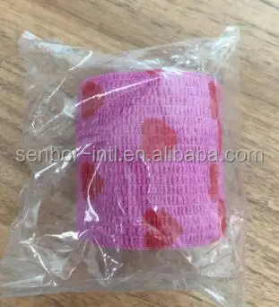 
Pet Vet Wrap Camo Printed Veterinary Cohesive Bandage 