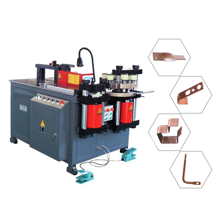 Manual and Pedal High efficiency easy to operate JPMX-303CM busbar punching and bending machine