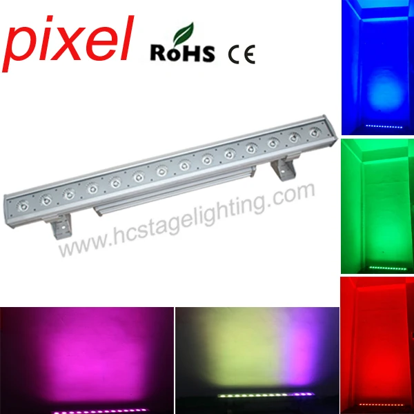 Яркость пиксела ip65 14*30 Вт 3in1 этап dmx rgb led wall washer свет