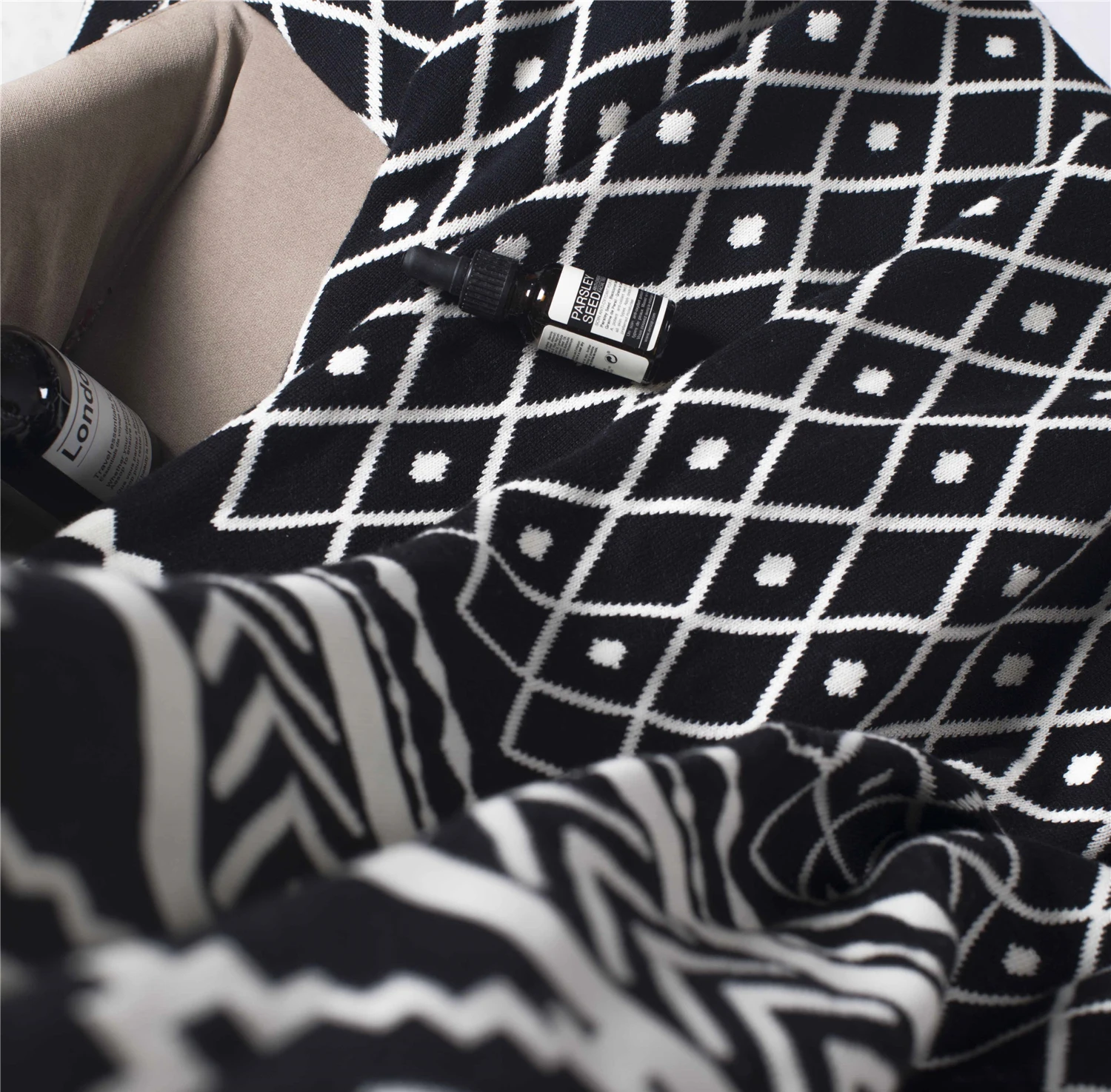 XL Home Decorative Jacquard Baby knitted Adult Sherpa Chunky 100% Cotton Cable Knit Throw Blanket Super Warm Soft Sofa