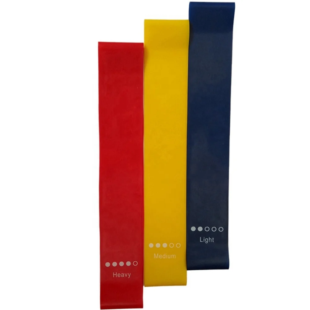 Оптовая продажа пользовательские печатные резистентности и фитнес-группы набор