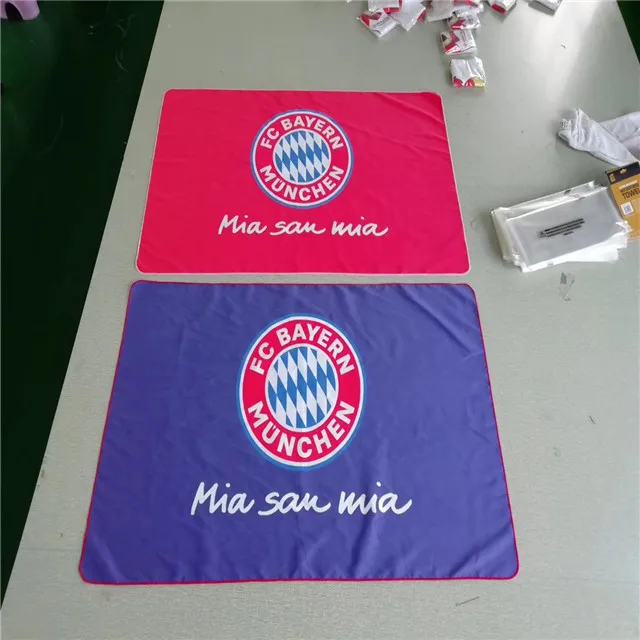 Promotional rally towel free gift towel sublimation printing towel