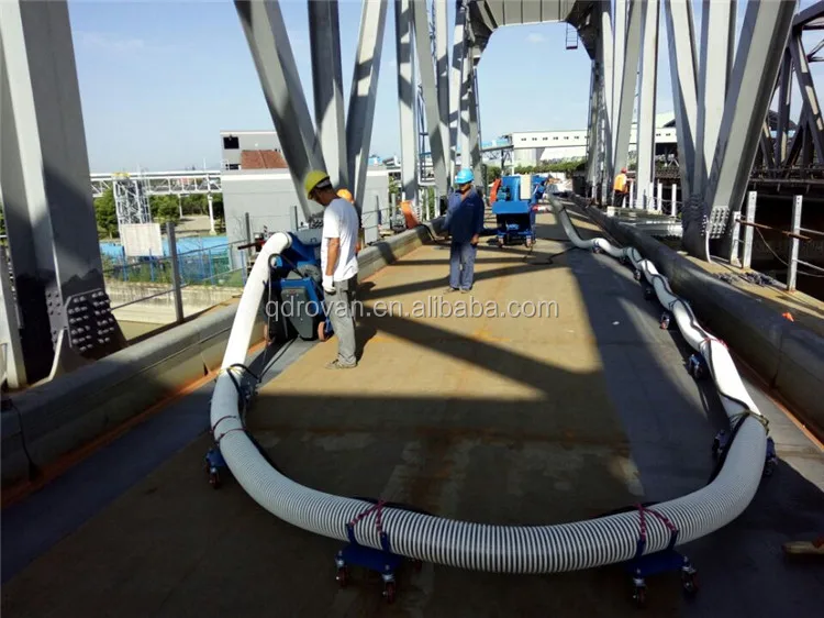 ROPW series hot sale ,portable, horizontal shot blasting machine for deck of ship