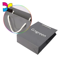 Wholesale new design nad custom useful Tube Handle Plastic Luxury Big Paper Shopping Bag