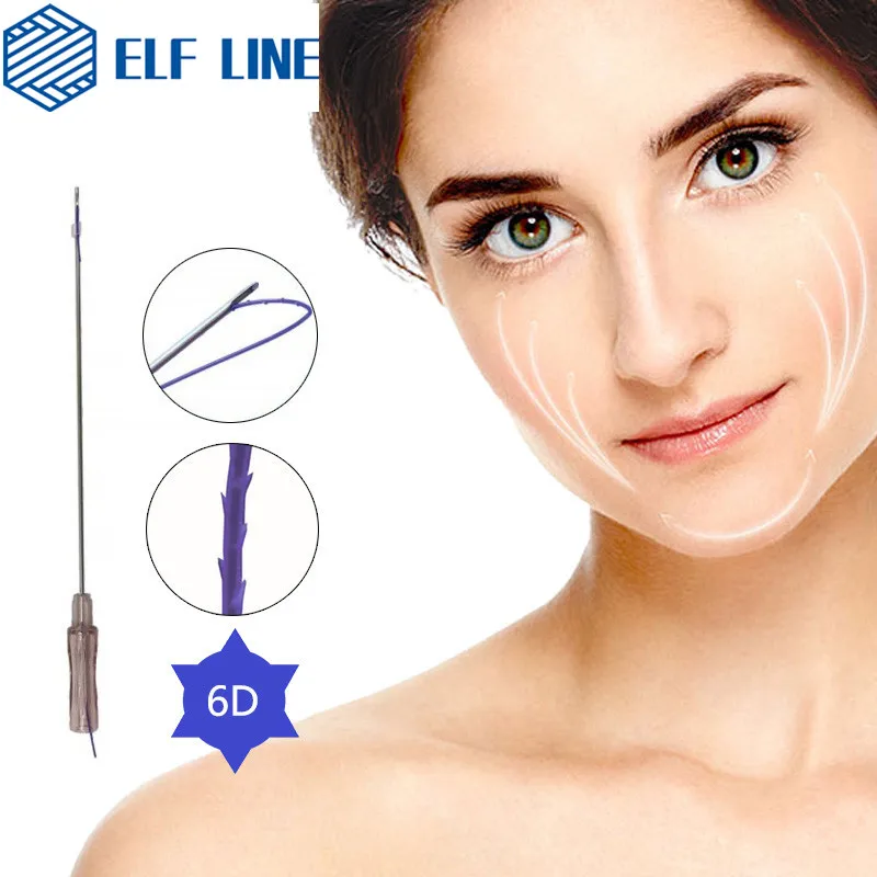 L blunt 6D 4d cog cannula vlift pdo thread